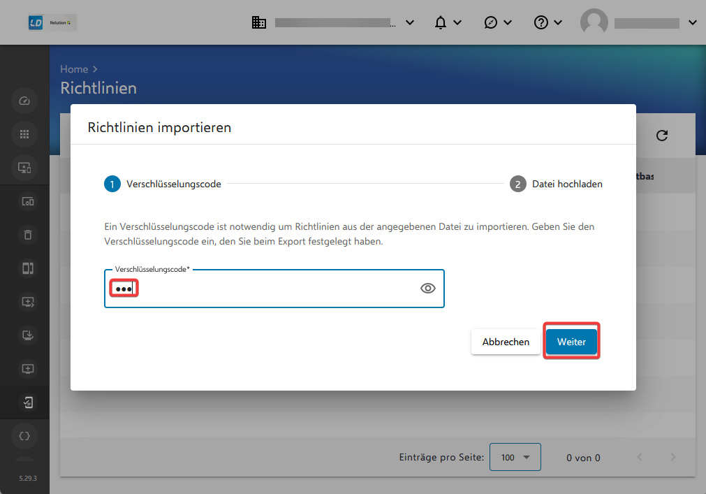 relution-cloud-grp-anlegen