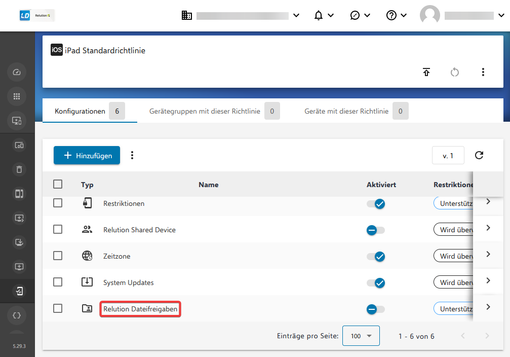 relution-cloud-grp-anlegen