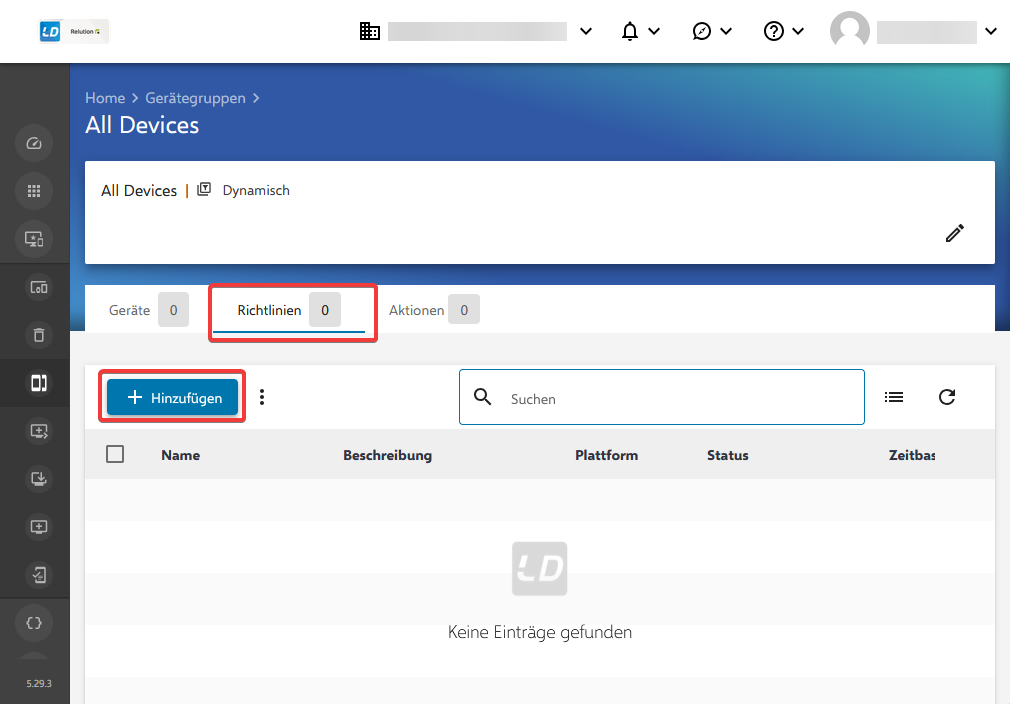relution-cloud-grp-anlegen
